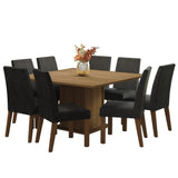 Juego de Comedor Doris con 8 Sillas Oxford