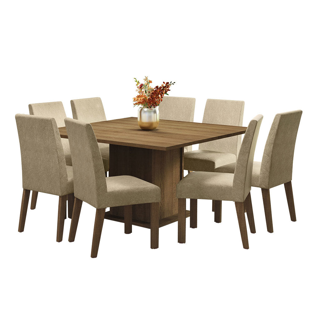 Juego de Comedor Doris con 8 Sillas