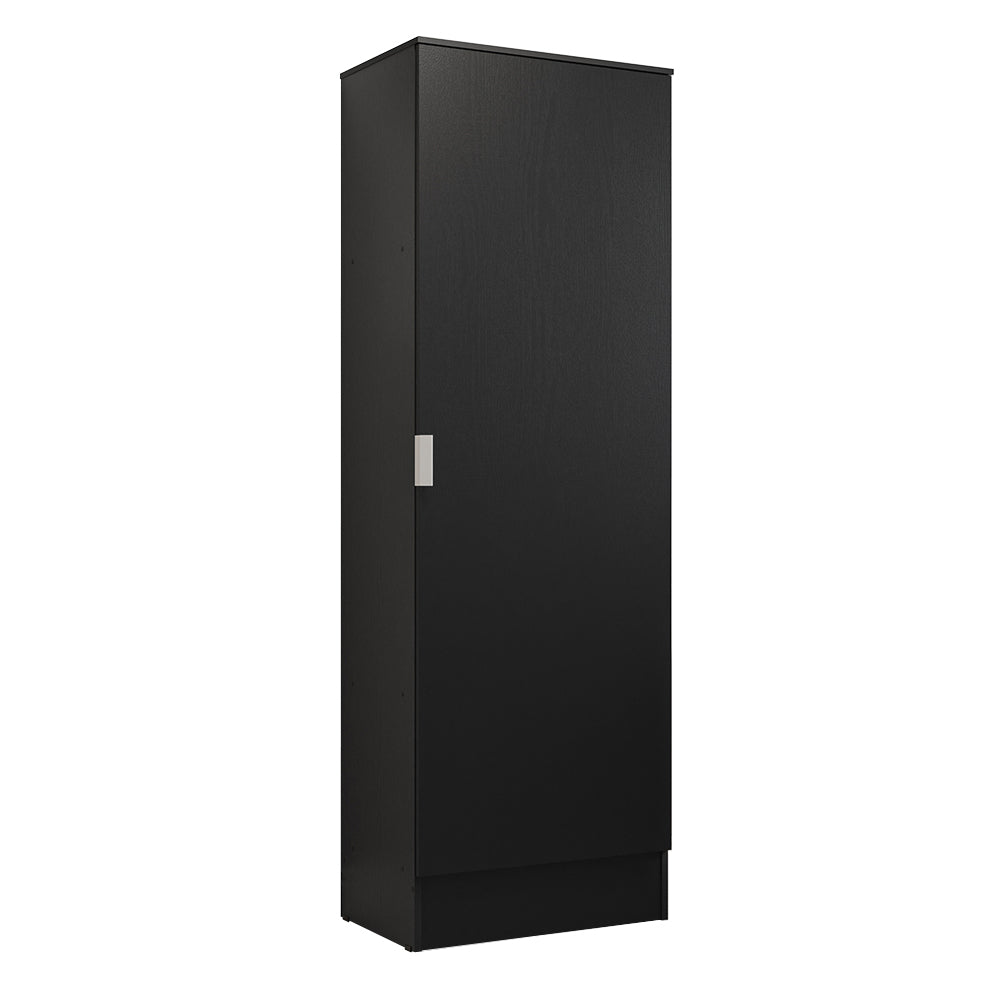 Armario Multiuso 1 Puerta 60 cm Negro