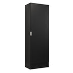Armario Multiuso 1 Puerta 60 cm Negro