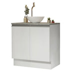 Mueble para Baños 80 cm 2 Puertas con Encimera