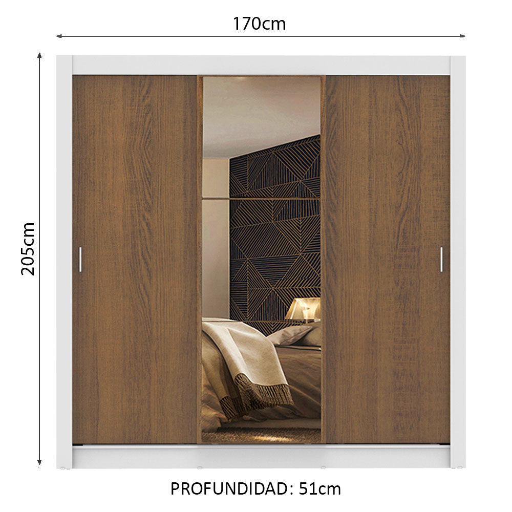 Kit Mueble de Cocina Superior y Mueble Bajo Emilly 64 cm