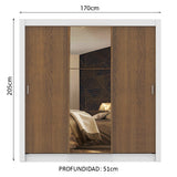 Kit Mueble de Cocina Superior y Mueble Bajo Emilly 64 cm