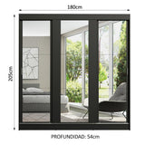 Closet Reno 3 Puertas Corredizas con Espejos