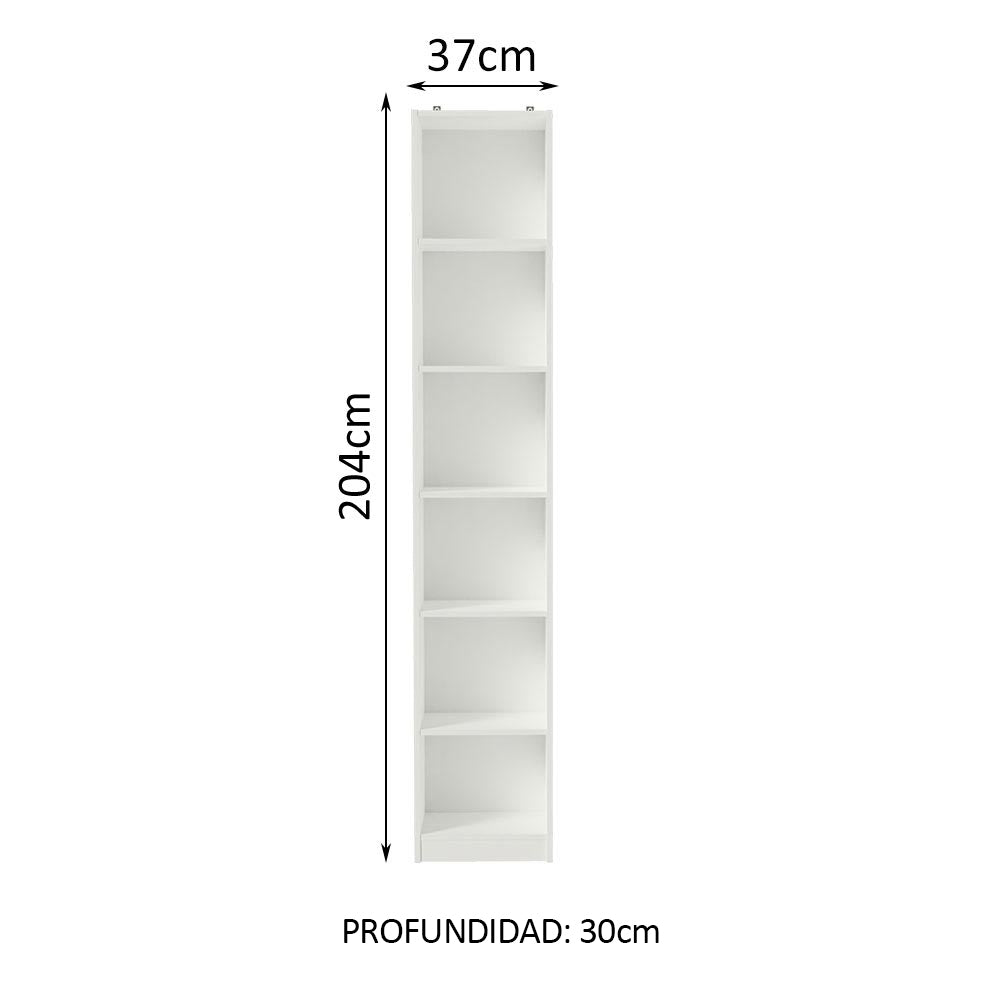 Mueble Estante Librero con 6 Niveles