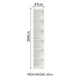 Mueble Estante Librero con 6 Niveles