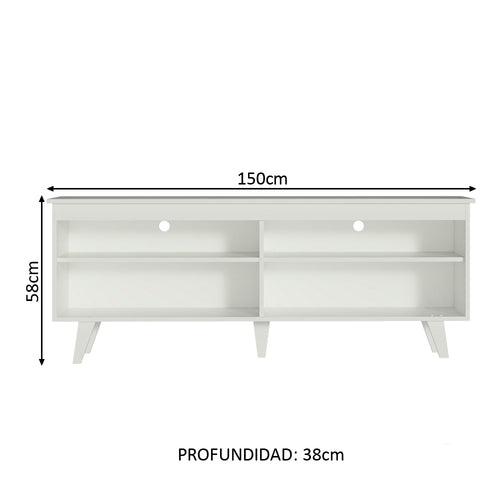 Centro de Entretenimiento Mesa para TV Udine Hasta 65 Pulgadas