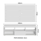 Centro de Entretenimiento para TV Orlando Mesa y Panel Hasta 65 Pulgadas