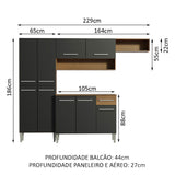 Cocina Integral Emilly Top 2.30 Metros