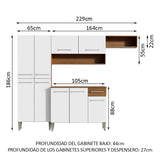 Cocina Integral Emilly Top 2.30 Metros
