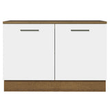 Mueble de Cocina Bajo Agata 1.20 m 2 Puertas con Encimera