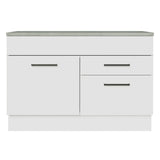 Mueble de Cocina Bajo Agata 1.20 m 1 Puerta 2 Cajones con Encimera