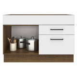 Mueble de Cocina Bajo Agata 1.20 m 1 Puerta 2 Cajones