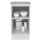 Mueble de Cocina Bajo Glamy 40 cm 1 Puerta Blanco