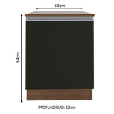 Mueble de Cocina Bajo Glamy 60 cm 1 Puerta