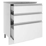 Mueble de Cocina Bajo Glamy 60 cm 3 Cajones