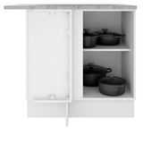 Mueble de Cocina Bajo de Esquina Glamy 1 Puerta