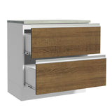 Mueble de Cocina Bajo Glamy 80 cm 2 Cajones
