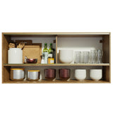 Mueble de Cocina Superior Emilly 2 Prts Corredizas de Cristal Reflex
