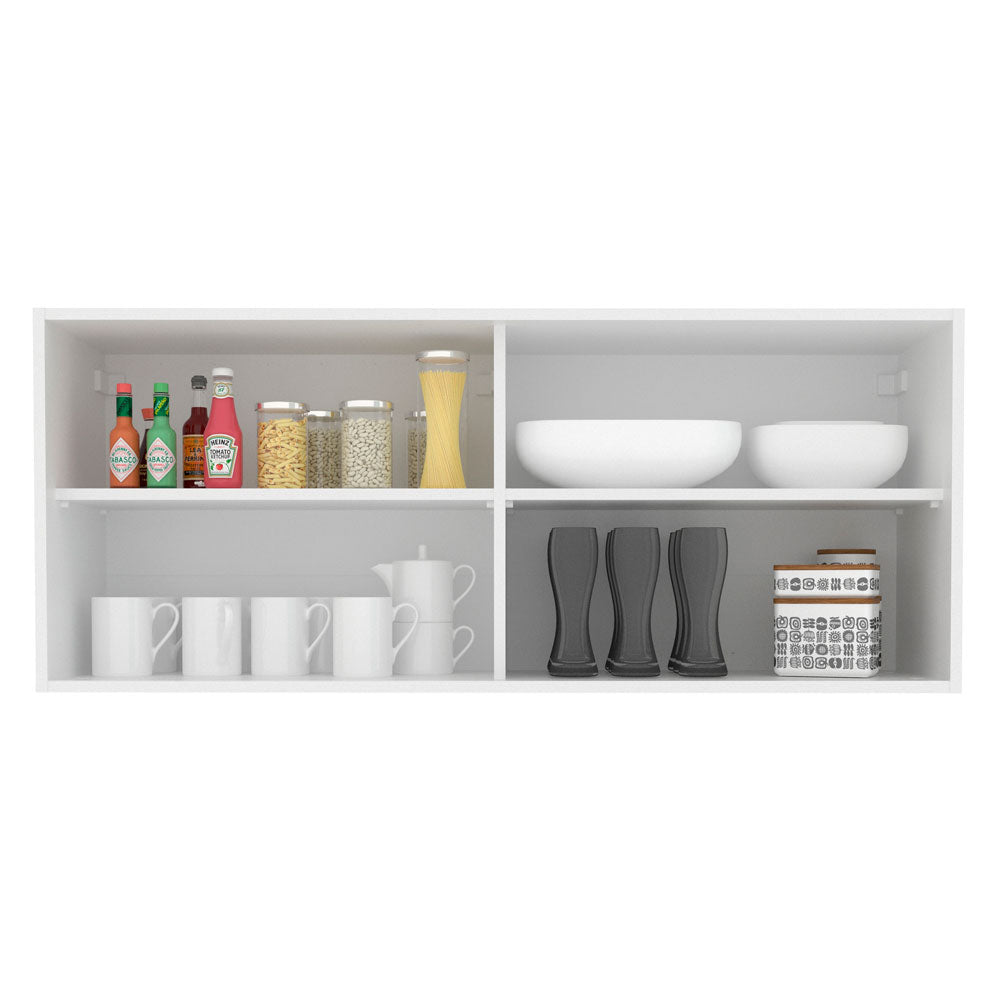 Mueble de Cocina Superior Glamy 1.20 m 2 Puertas Corredizas de Cristal