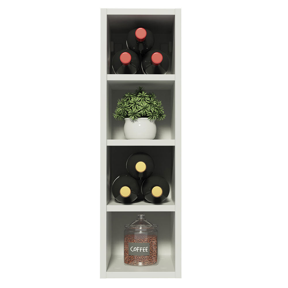 Mueble de Cocina Superior Portabotellas Glamy 4 Nichos 20 cm