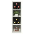 Mueble de Cocina Superior Portabotellas Glamy 4 Nichos 20 cm