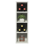 Mueble de Cocina Superior Portabotellas Glamy 4 Nichos 20 cm