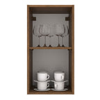 Mueble de Cocina Superior Agata 35 cm 1 Puerta Marrón/Crema