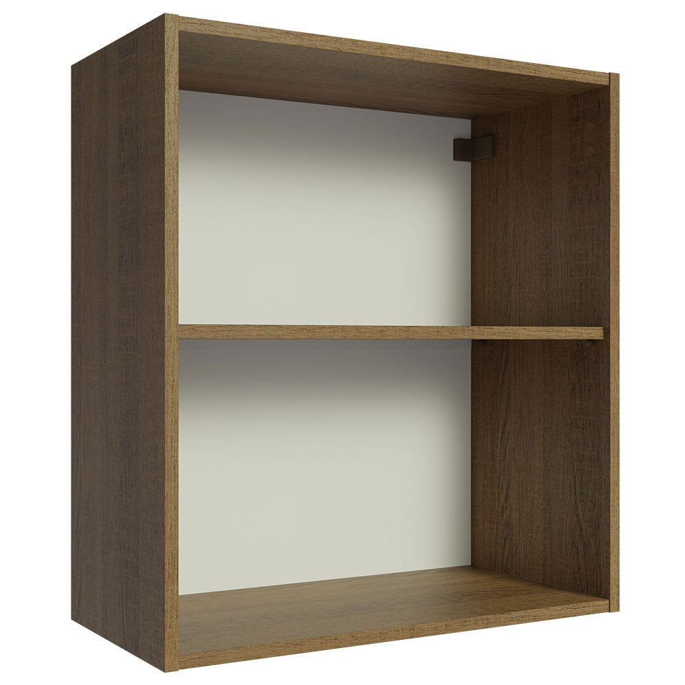Mueble de Cocina Superior Abierto 2 Nichos 60 cm Marrón