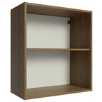 Mueble de Cocina Superior Abierto 2 Nichos 60 cm Marrón