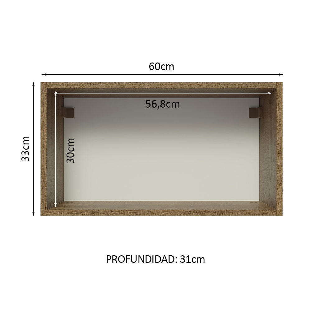 Mueble de Cocina Superior Glamy 60 cm 1 Puerta Abatible