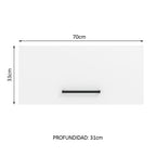 Mueble de Cocina Superior Agata 70 cm 1 Puerta Abatible Blanco