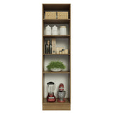 Mueble de Cocina Armario Vertical Abierto con 5 Nichos