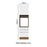 Mueble de Cocina para Hornos Glamy 60 cm