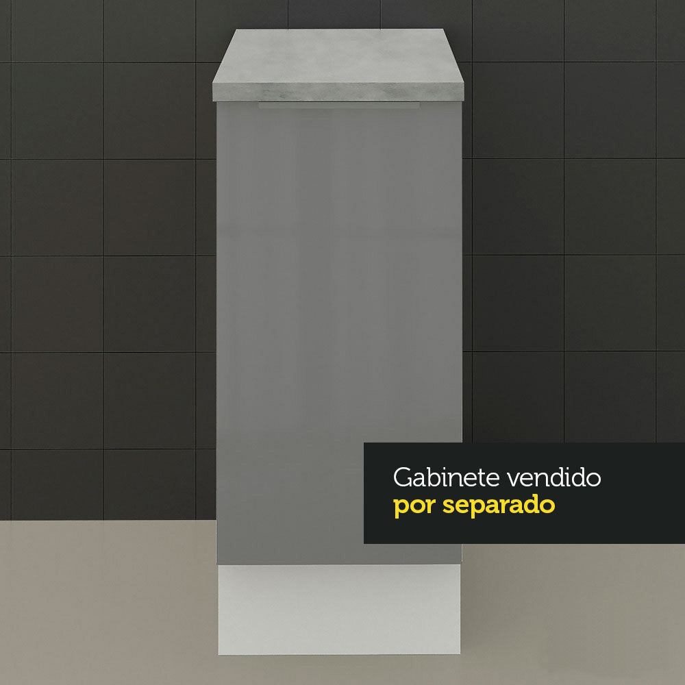Mesón para Mueble de Cocina 40 cm x 60 cm Gris