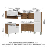 Cocina Integral de Esquina Emilly 4.20 m 02