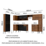 Cocina Integral de Esquina Emilly Live 5.15 m