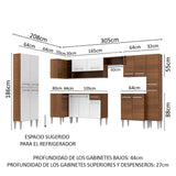 Cocina Integral de Esquina Emilly Live 5.15 m