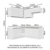 Cocina Integral de Esquina Glamy 3.50 m 03