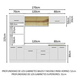 Cocina Integral Agata 2.70 Metros 03