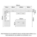 Cocina Integral Agata 3.50 Metros 01