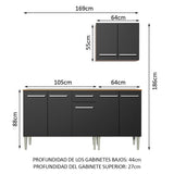 Cocina Integral Emilly Free 1.70 Metros 01