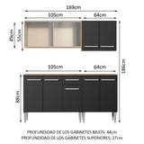 Cocina Integral Emilly Box 1.70 Metros 03
