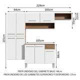Cocina Integral Emilly Fit 2.30 Metros