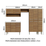 Cocina Integral Emilly 2.60 Metros 02