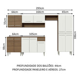 Cocina Integral Emilly 2.90 Metros 01