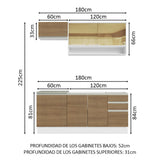 Cocina Integral Glamy 1.80 Metros 08