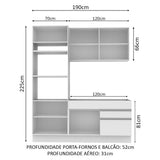 Cocina Integral Lívia 1.90 Metros