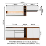 Cocina Integral Parma 2.20 Metros 02