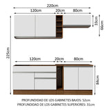 Cocina Integral Parma 2.20 Metros 03